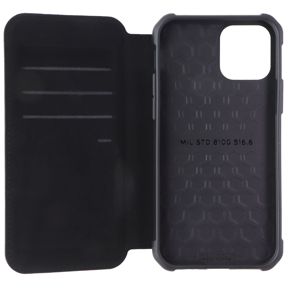 Urban Armor Gear Metropolis Series Folio Case for Apple iPhone 12/12 Pro - Black Cell Phone - Cases, Covers & Skins Urban Armor Gear - Simple Cell Bulk Wholesale Pricing - USA Seller