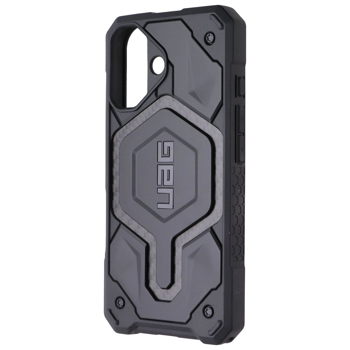 UAG Monarch Pro Series Case for MagSafe Apple iPhone 16 - Carbon Fiber Black
