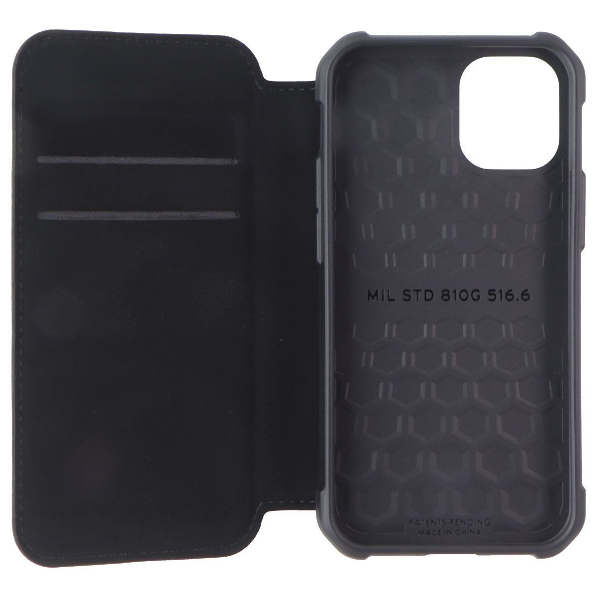 UAG Metropolis Flip Folio Cover Case for iPhone 12 mini - SATN ARMR Black Cell Phone - Cases, Covers & Skins Urban Armor Gear - Simple Cell Bulk Wholesale Pricing - USA Seller