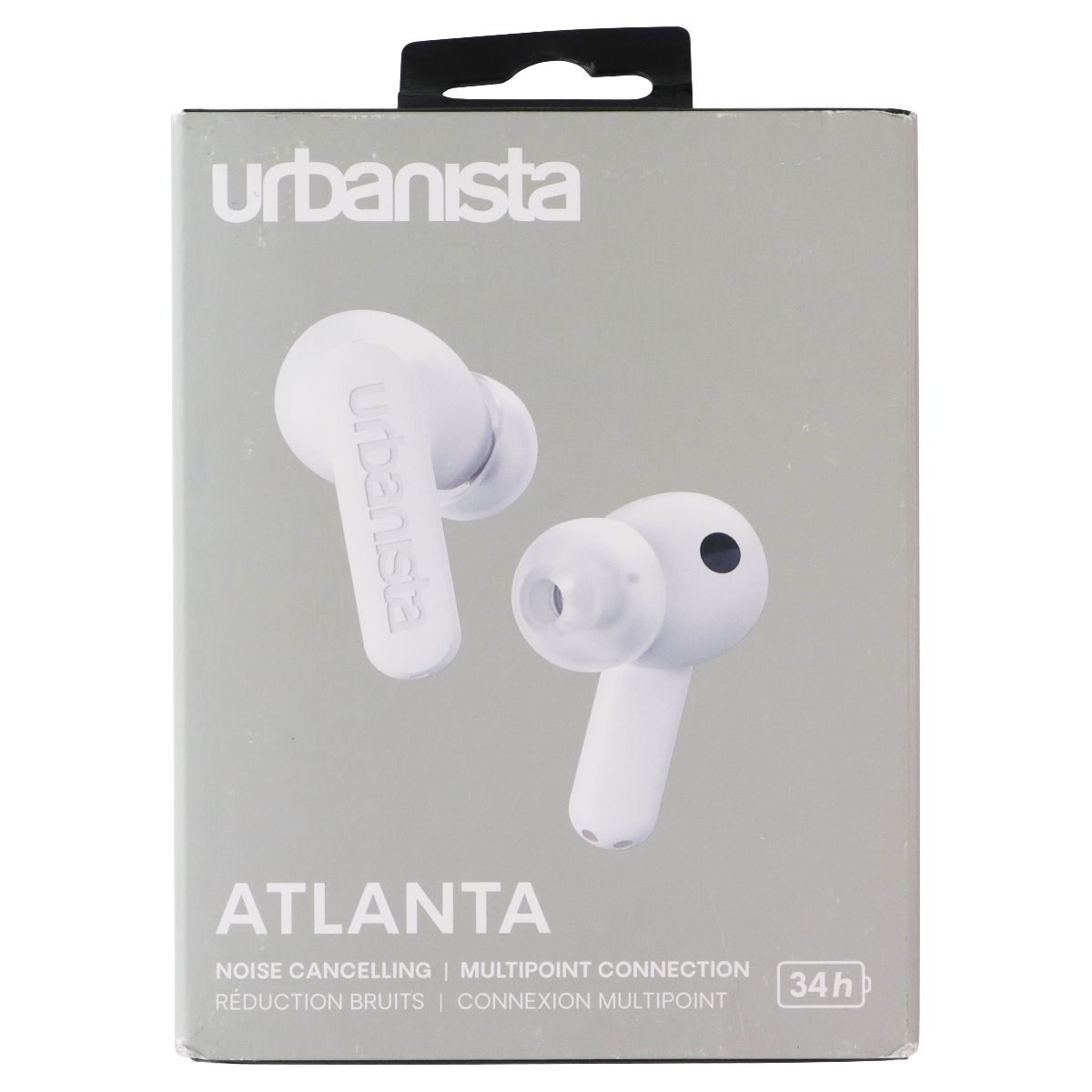 Urbanista Atlanta Active Noise Cancelling True Wireless Earbuds - Pure White