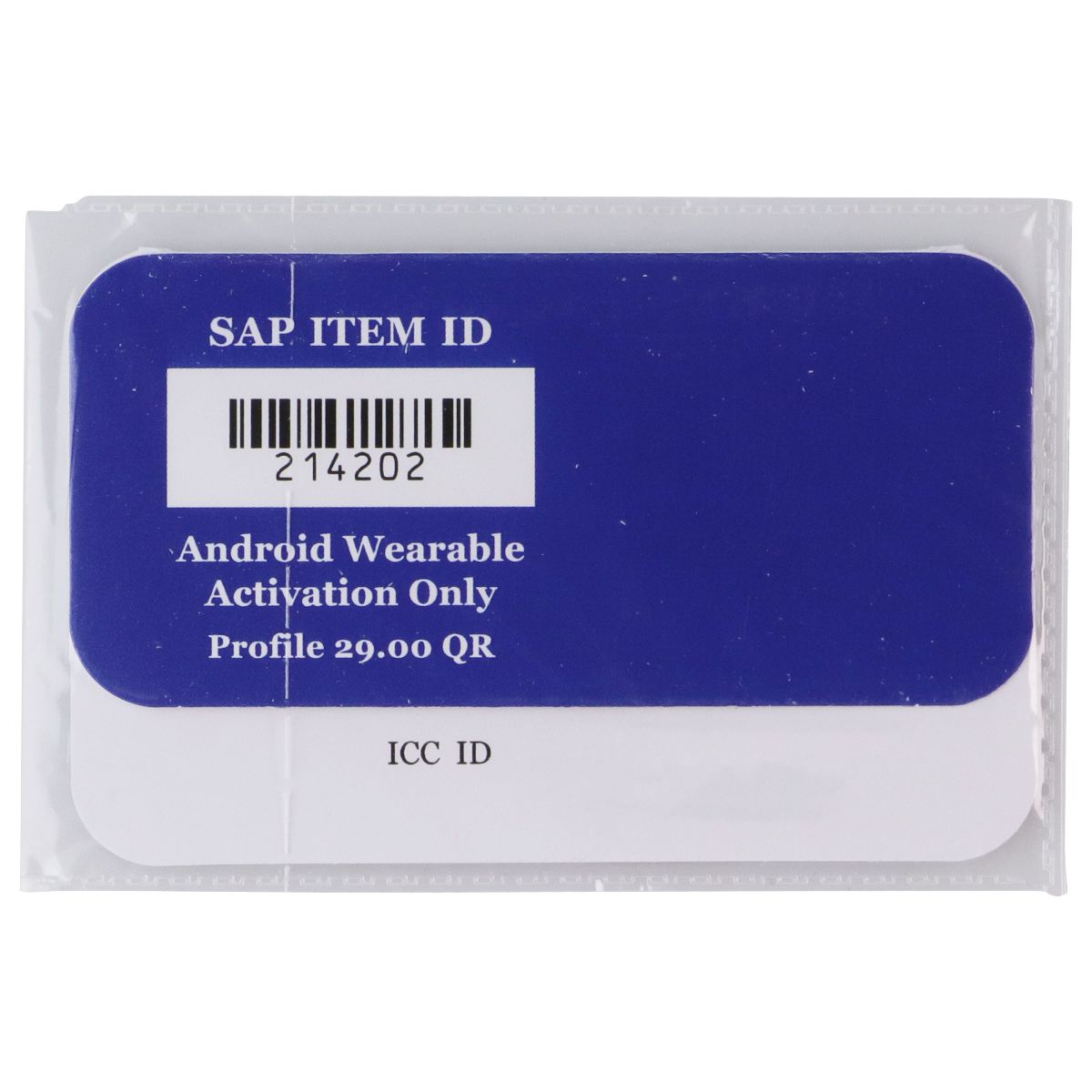 US Cellular eSIM (Android Wearable Activation Only) - SAP Item ID: 214202