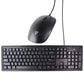 V7 USB Wired Full Size Keyboard and Mouse Combo - Black (CKU200US) Keyboards/Mice - Keyboard & Mouse Bundles V7    - Simple Cell Bulk Wholesale Pricing - USA Seller