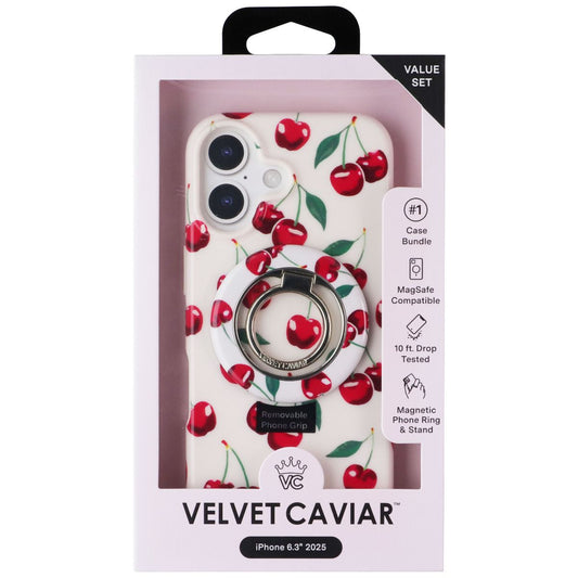 Velvet Caviar MagSafe Case/Magnetic Ring Bundle for Apple iPhone 17 - Mon Cheri