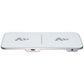 Ventev (15W) Qi Wireless Universal Ultrafast Dual Charging Pad - White Cell Phone - Chargers & Cradles Ventev - Simple Cell Bulk Wholesale Pricing - USA Seller