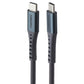 Ventev (10-Foot) USB-C to USB-C Charge and Data Sync Alloy Cable - Steel Cell Phone - Cables & Adapters Ventev - Simple Cell Bulk Wholesale Pricing - USA Seller