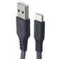 Ventev 3.3 Foot USB-A to USB-C High Speed Flat Cable - Gray