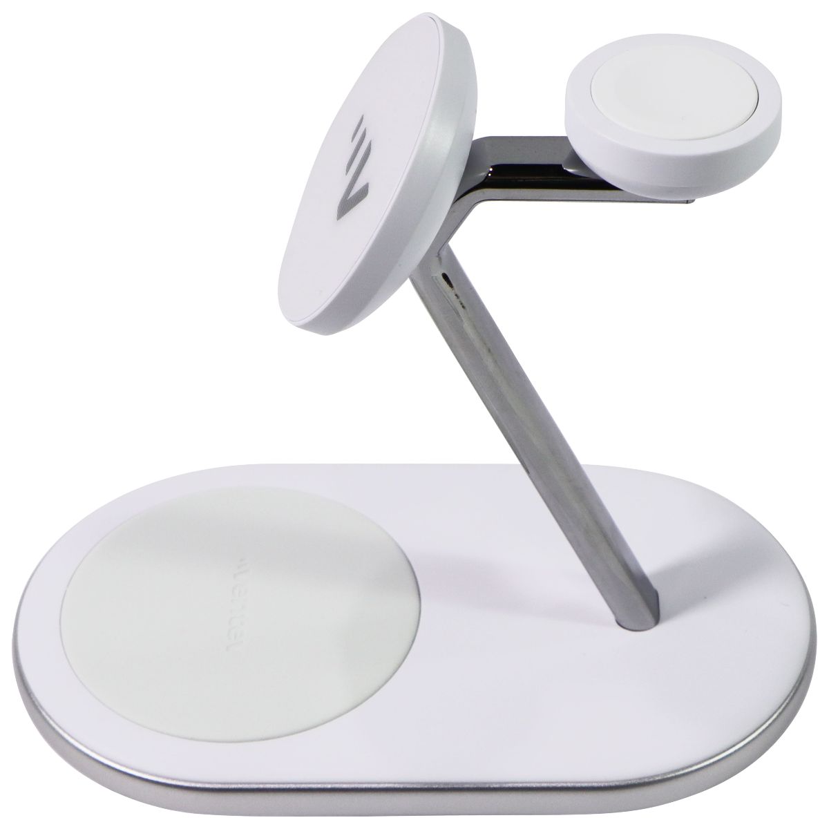 Ventev Qi2 Wireless 3-1 Desk Mount - White/Silver (Q2SSTAND3-266626)