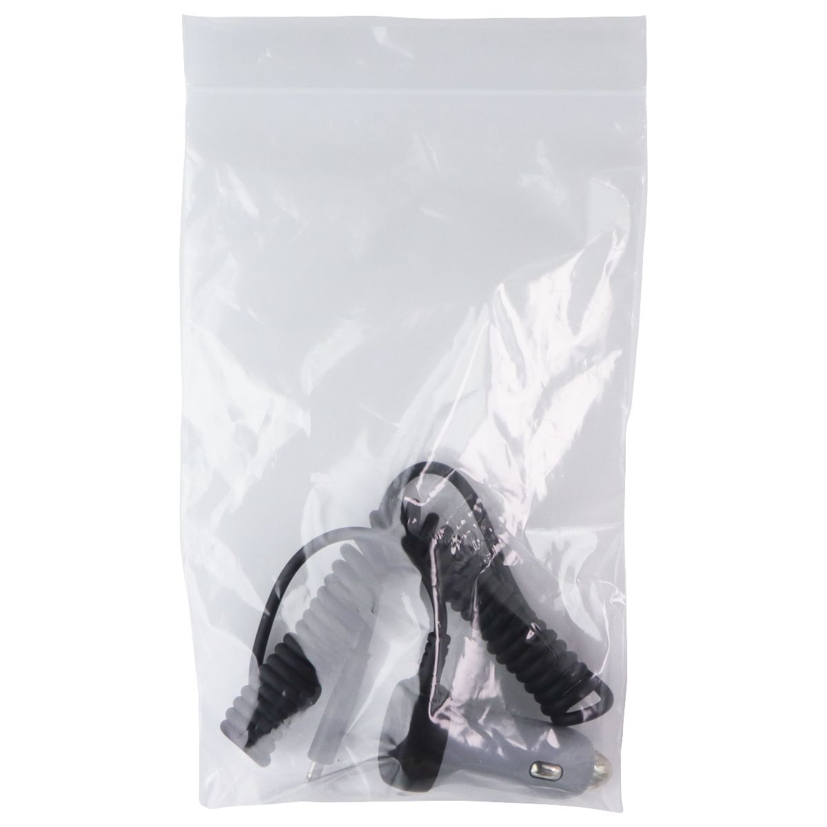 Ventev 27W Dual Car Charger (USB-A Port + Connected 8-Pin Cable) - Gray/Black Cell Phone - Chargers & Cradles Ventev - Simple Cell Bulk Wholesale Pricing - USA Seller