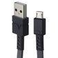 Ventev (6-Foot) USB-A to Micro-USB High Speed Tangle Free Flat Cable - Gray