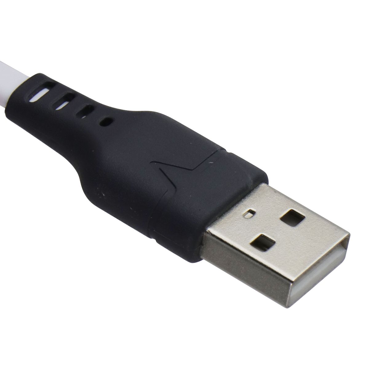 VENTEV 3.3 Foot USB-A to Lightning (8-Pin) High Speed Flat Cable - White