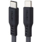 Ventev (6 Foot) USB-C to USB-C Flat Charge and Sync Cable - Gray Cell Phone - Cables & Adapters Ventev - Simple Cell Bulk Wholesale Pricing - USA Seller