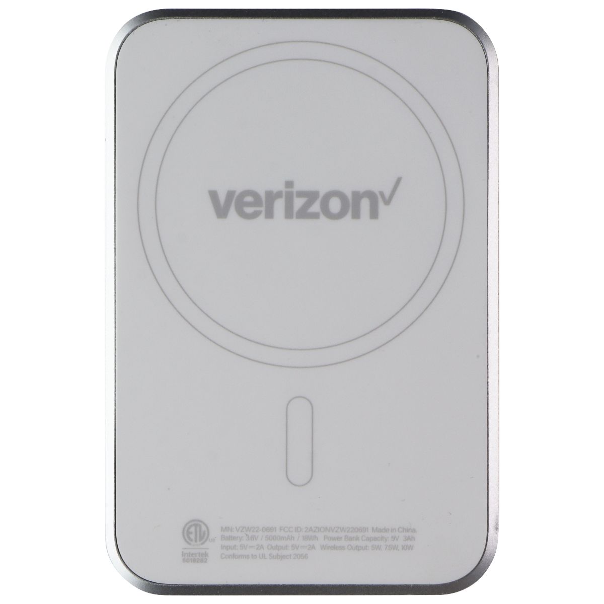 Verizon Magnetic 10W 5000 mAh Battery - White Cell Phone - Batteries Verizon    - Simple Cell Bulk Wholesale Pricing - USA Seller