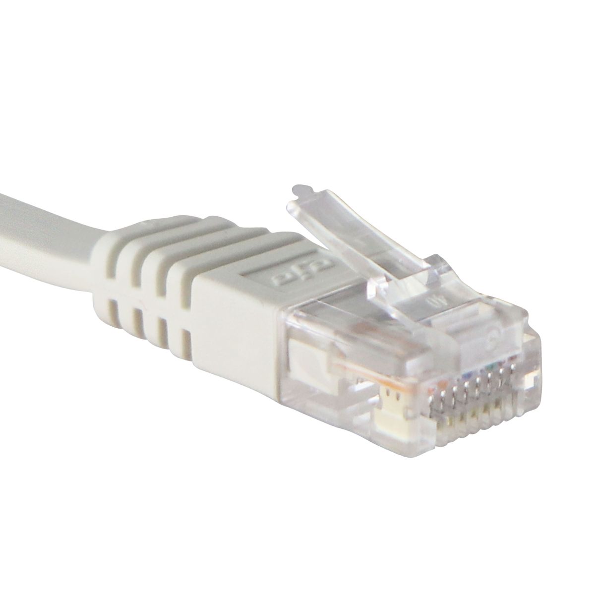 Verizon (5-Foot) Flat Tangle-Free Ethernet CAT 5E Patch Cable - White Computer/Network - Ethernet Cables (RJ-45, 8P8C) Verizon    - Simple Cell Bulk Wholesale Pricing - USA Seller