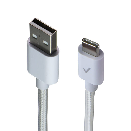 Verizon USB-C to USB-A (10-Foot) Braided Charging Cable - White Cell Phone - Cables & Adapters Verizon    - Simple Cell Bulk Wholesale Pricing - USA Seller