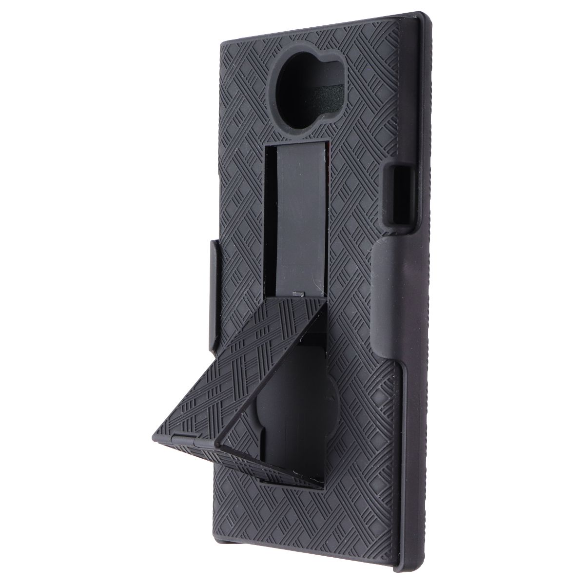 Verizon Shell and Holster Combo with Kickstand for the Blackberry Priv - Black Cell Phone - Cases, Covers & Skins Verizon - Simple Cell Bulk Wholesale Pricing - USA Seller