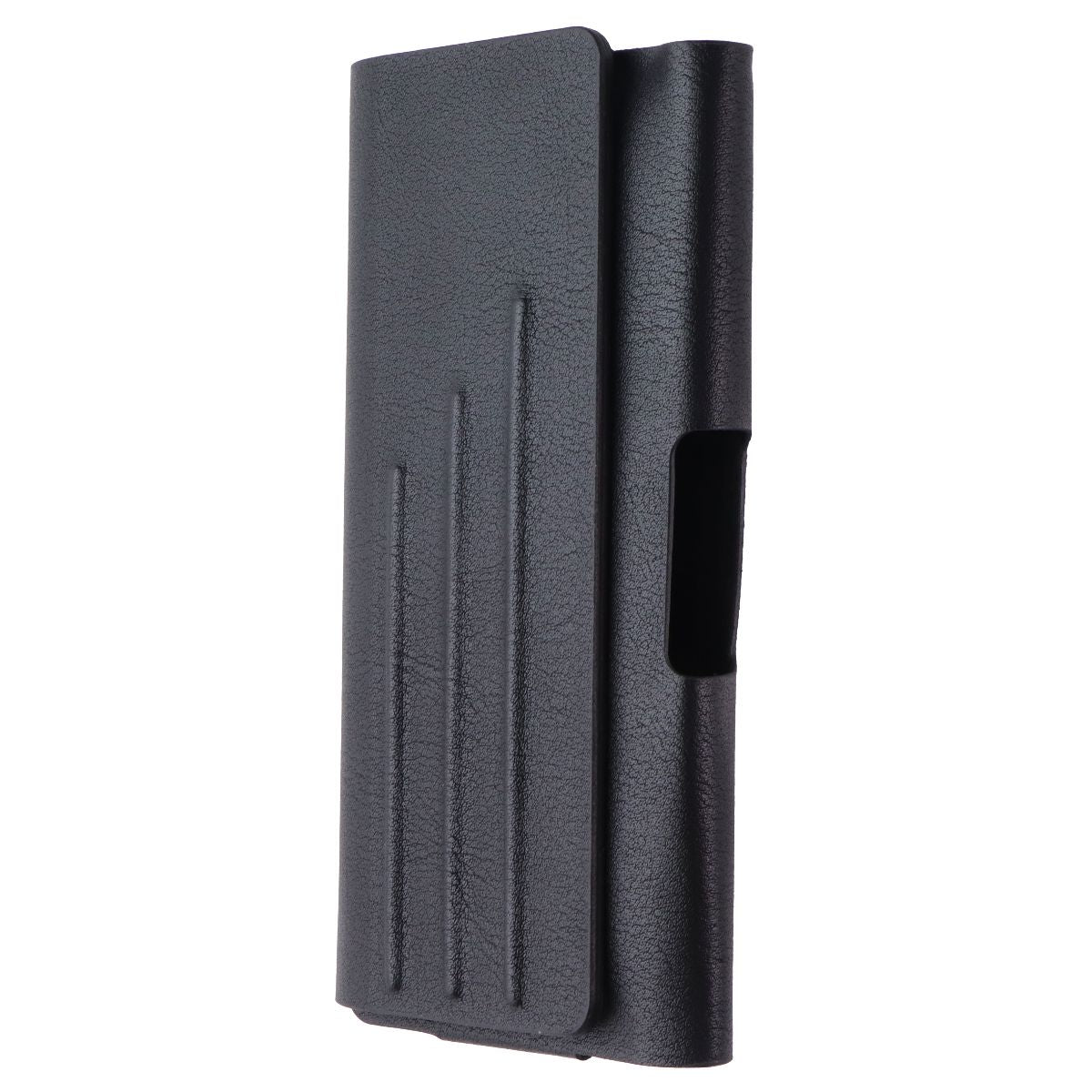 Verizon Universal Pouch Case w/ Clip for Most Medium Smartphones - Black Leather Cell Phone - Cases, Covers & Skins Verizon - Simple Cell Bulk Wholesale Pricing - USA Seller