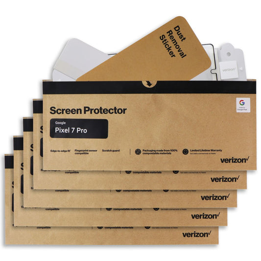 Verizon/Belkin ScreenForce Pro Screen Protector (5-Pack) for Google Pixel 7 Pro Cell Phone - Screen Protectors Verizon - Simple Cell Bulk Wholesale Pricing - USA Seller