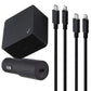 Verizon (30W) Charger Combo USB-C to Lightning - Black Cell Phone - Chargers & Cradles Verizon - Simple Cell Bulk Wholesale Pricing - USA Seller