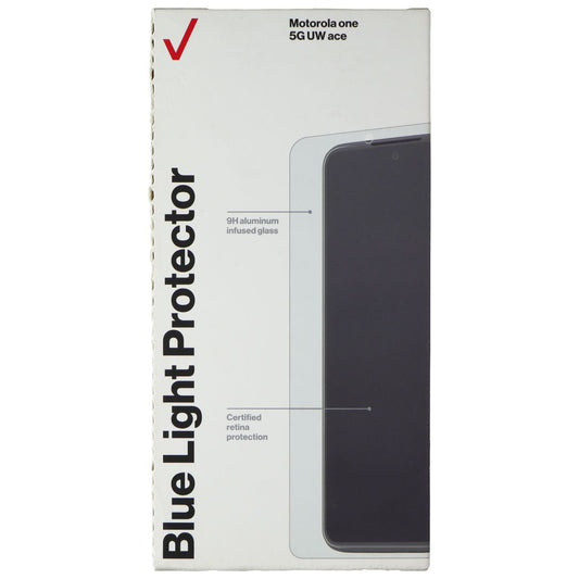 Verizon Blue Light Screen Protector for Motorola One 5G UW Ace - Clear/Tinted Cell Phone - Cases, Covers & Skins Verizon    - Simple Cell Bulk Wholesale Pricing - USA Seller