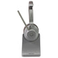Vonztek Wireless Bluetooth Office Headset with Charge Base - White Brown (BT-88)