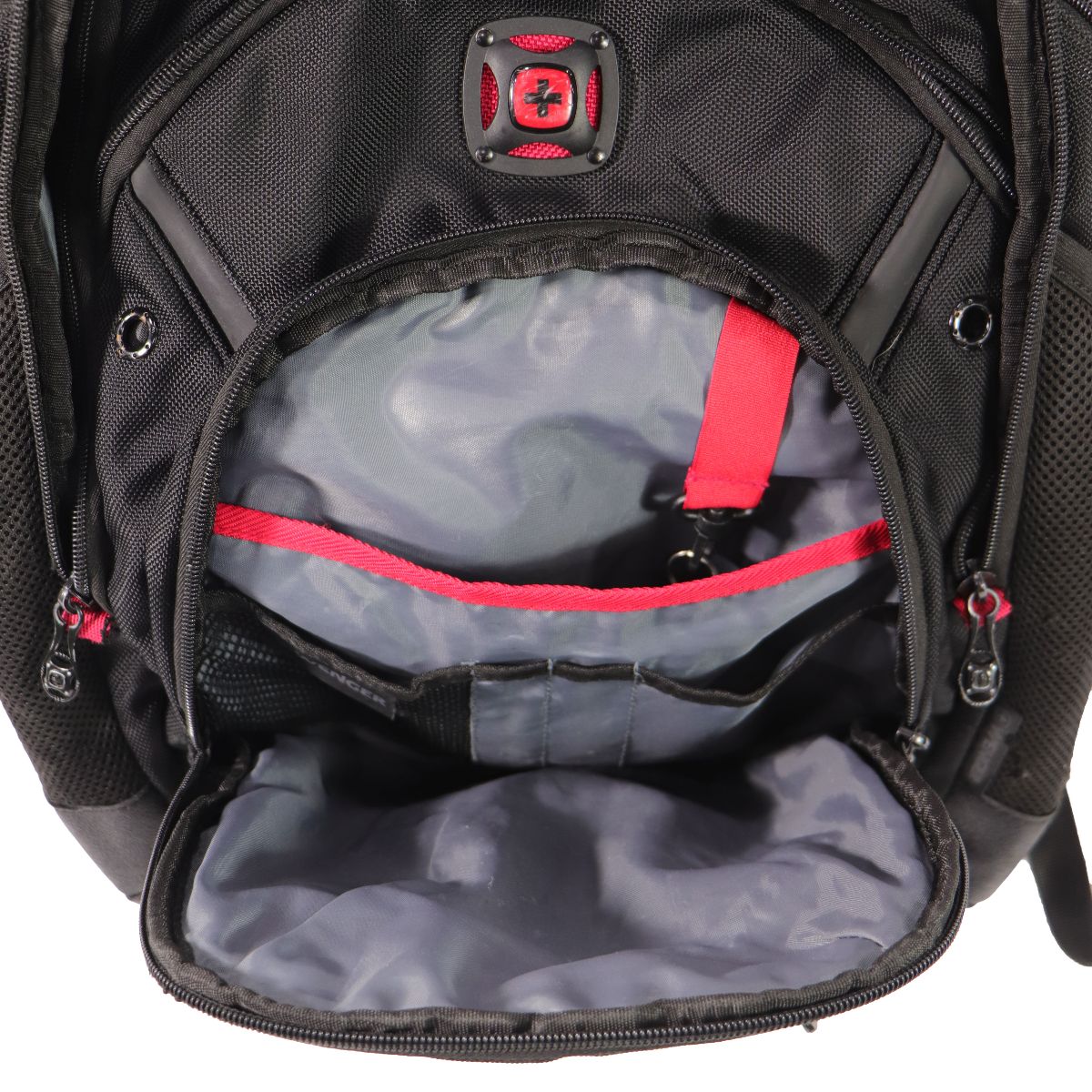 Wenger Swiss Gear 16-inch Laptop Synergy Backpack - Black Ballistic Unisex Accessories - Bags & Backpacks Wenger - Simple Cell Bulk Wholesale Pricing - USA Seller