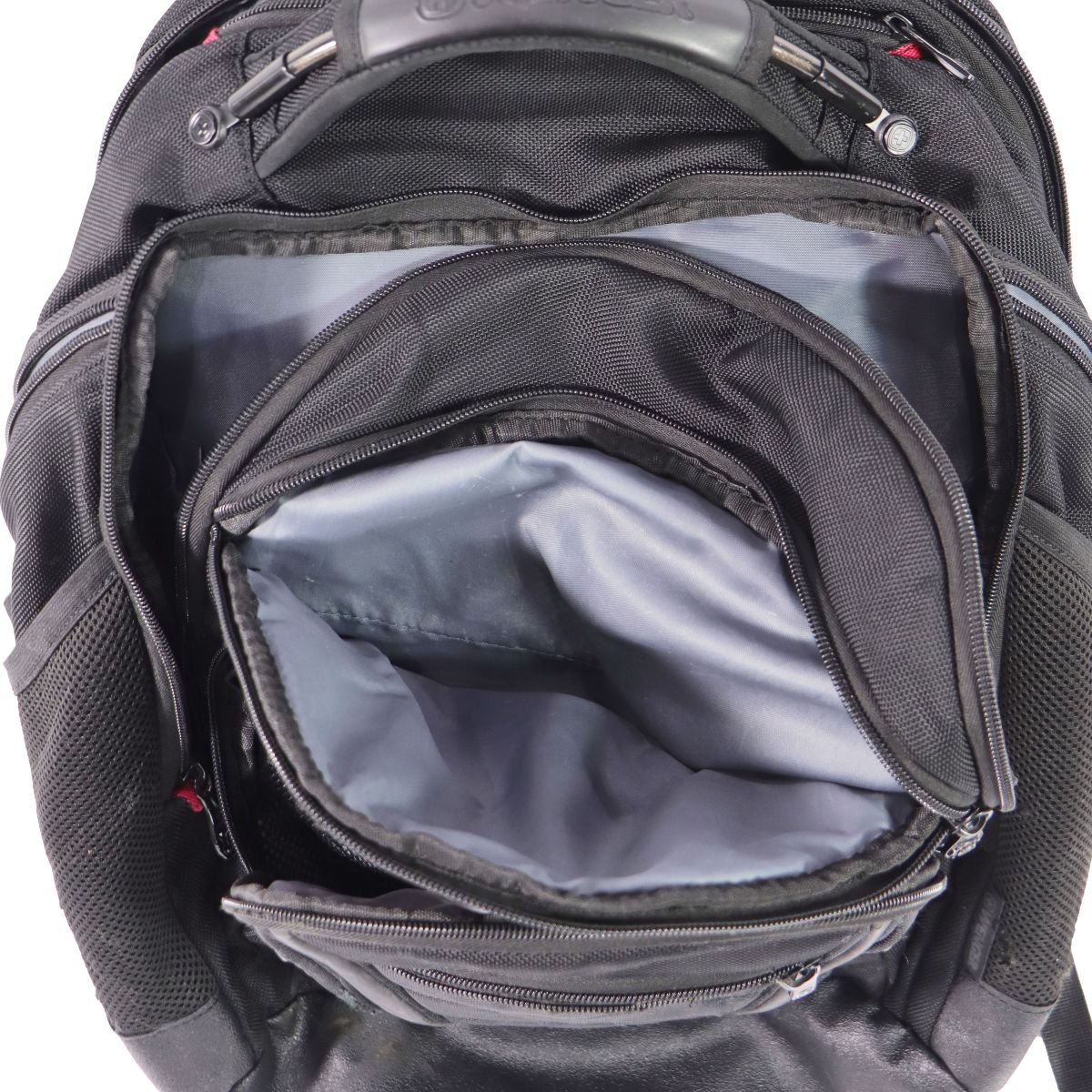 Wenger Swiss Gear 16-inch Laptop Synergy Backpack - Black Ballistic Unisex Accessories - Bags & Backpacks Wenger - Simple Cell Bulk Wholesale Pricing - USA Seller