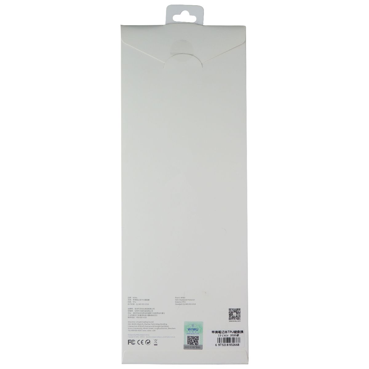 Wiwu Keyboard Protector for MacBook Air 13.3 (2020, A2179) - Frost/Clear