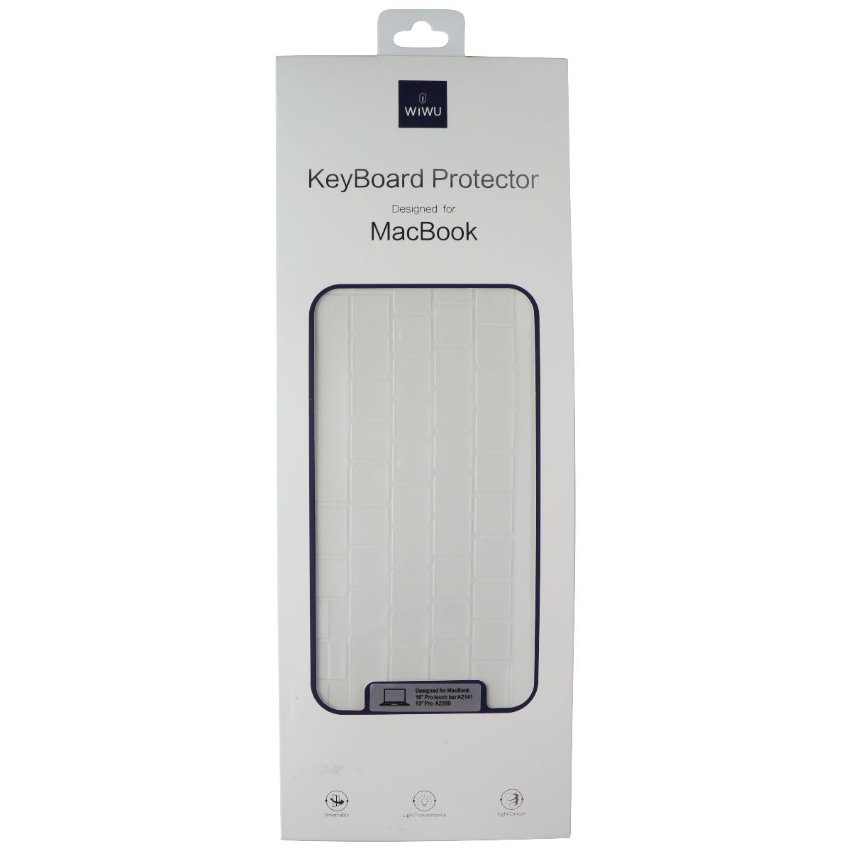 Wiwi Keyboard Protector for MacBook Pro 16in Touch Bar A2141 / 13 Pro (A2289) Keyboards/Mice - Other Devices WiWU - Simple Cell Bulk Wholesale Pricing - USA Seller