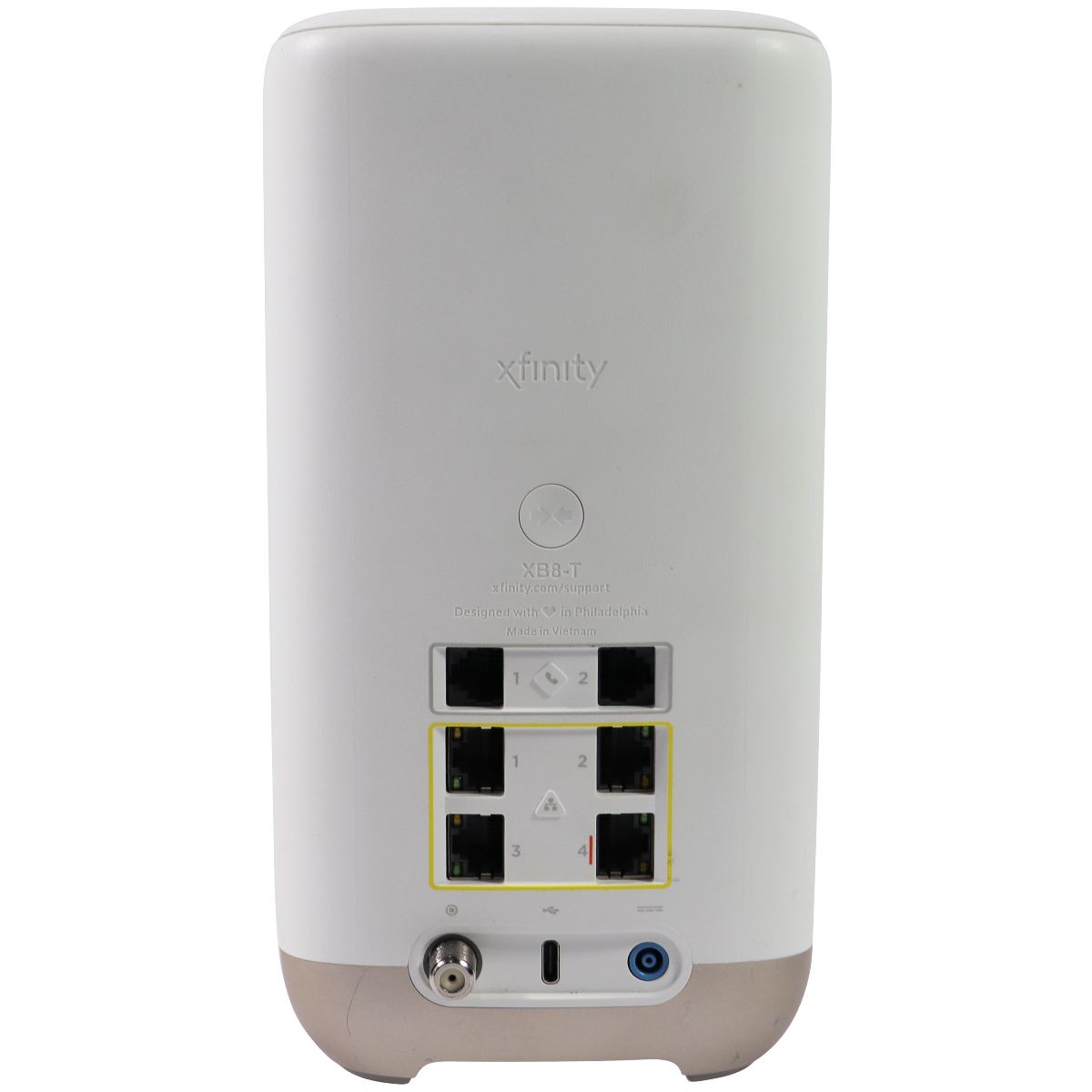 Xfinity XB8 Tri-Band Wi-Fi 6E Wireless Gateway Cable Modem (CGM4981COM) - White Networking - Modems Xfinity - Simple Cell Bulk Wholesale Pricing - USA Seller