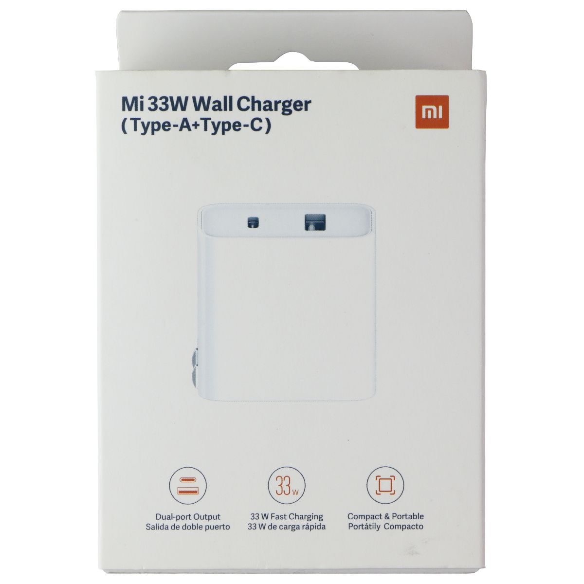 Xiaomi Mi (33W) Dual Port (USB-A/USB-C) Wall Charger - White (BHR4995GL) Cell Phone - Chargers & Cradles Xiaomi    - Simple Cell Bulk Wholesale Pricing - USA Seller