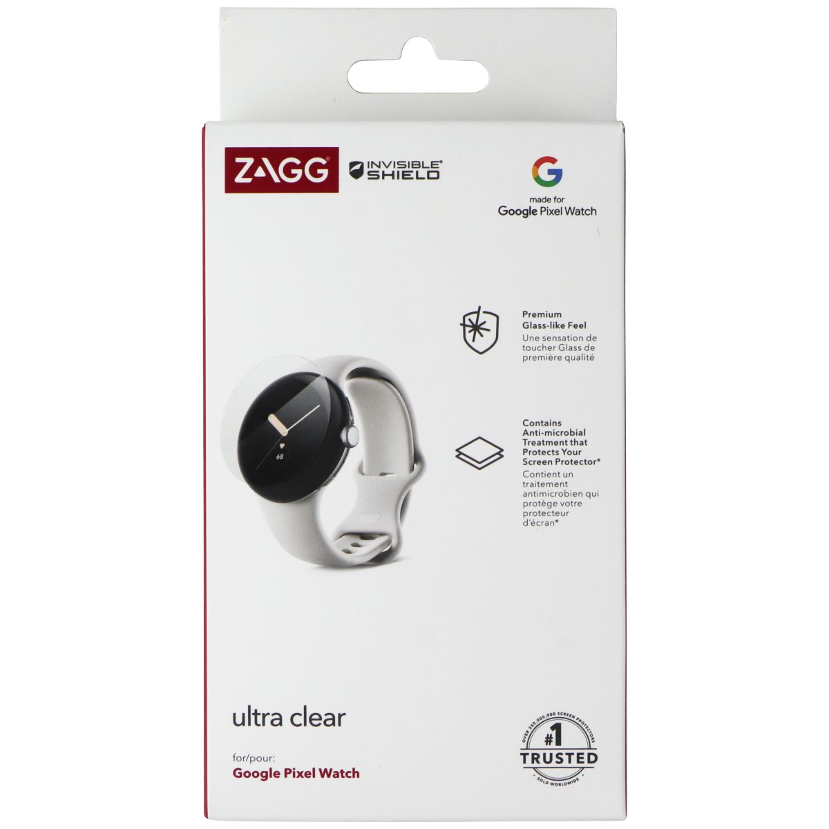 ZAGG InvisibleShield Ultra Clear for Google Pixel Watch 2 / Watch 1 - Clear