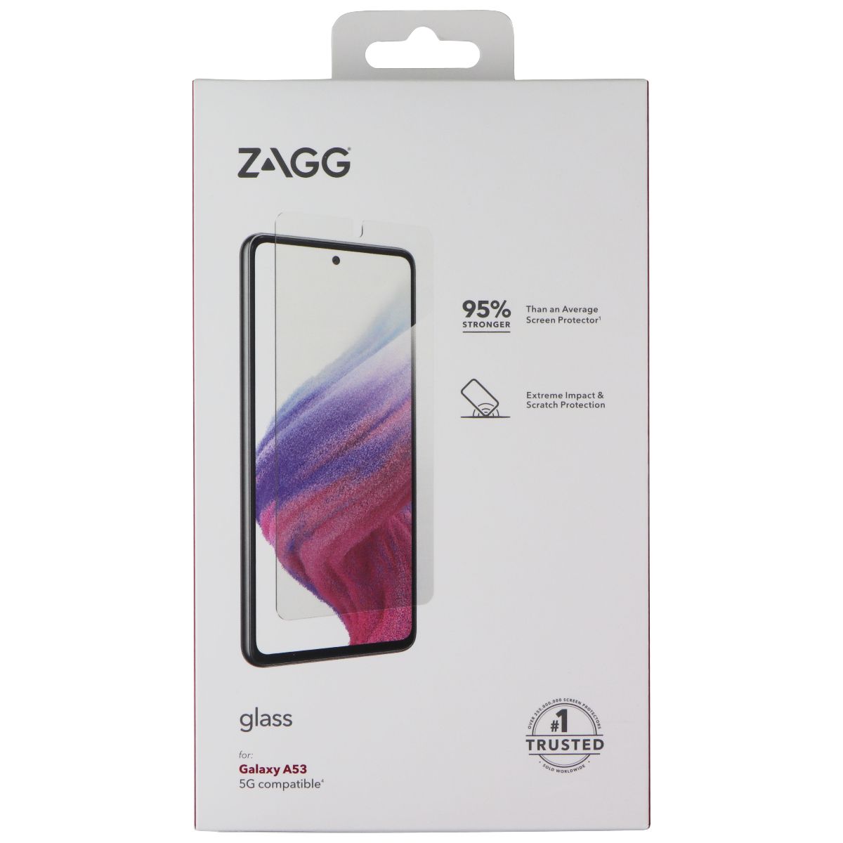 ZAGG (Glass) Series Screen Protector For Samsung Galaxy A53 5G - Clear Cell Phone - Screen Protectors Zagg - Simple Cell Bulk Wholesale Pricing - USA Seller