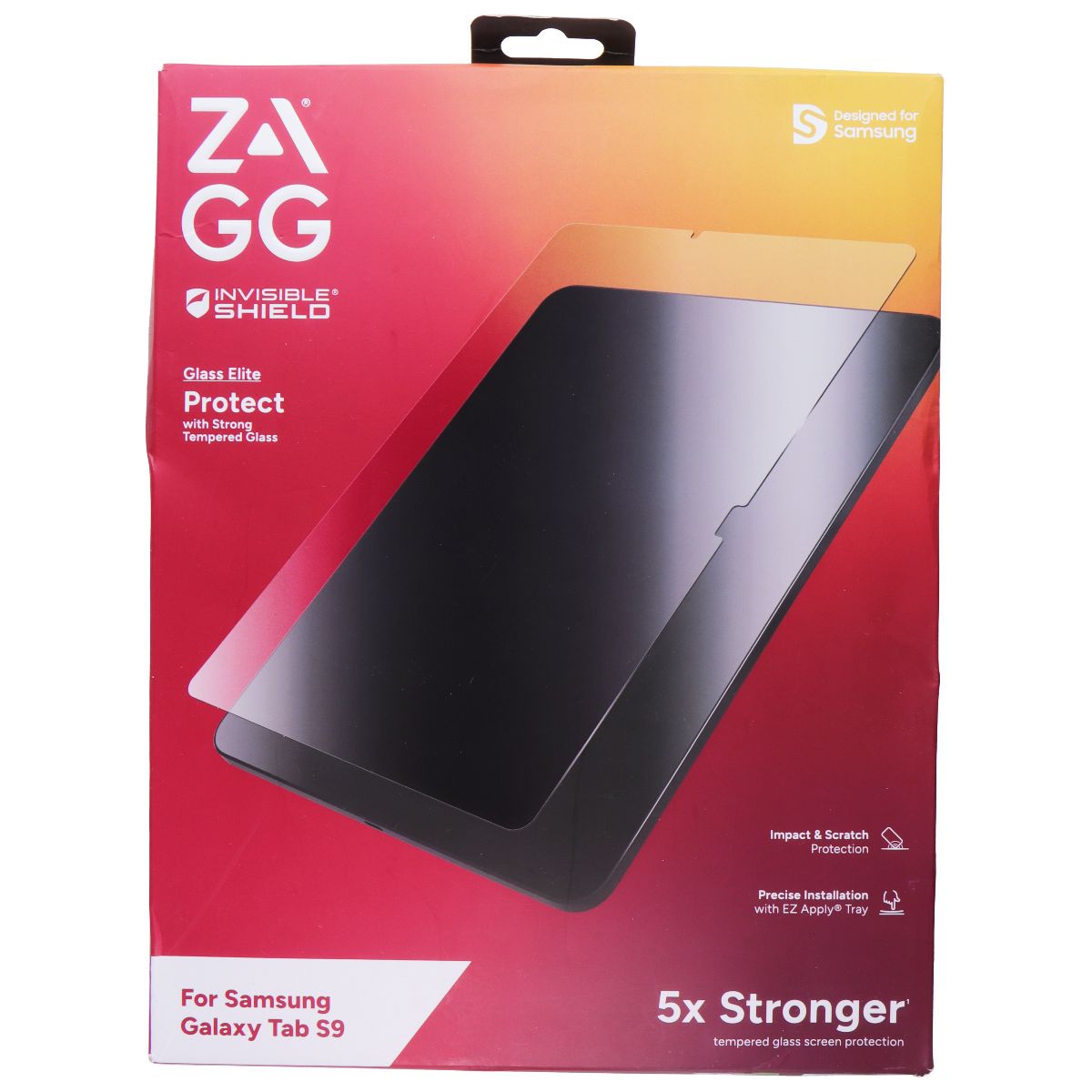 ZAGG InvisibleShield Glass Elite Protect for Samsung Galaxy Tab S9 iPad/Tablet Accessories - Screen Protectors Zagg - Simple Cell Bulk Wholesale Pricing - USA Seller
