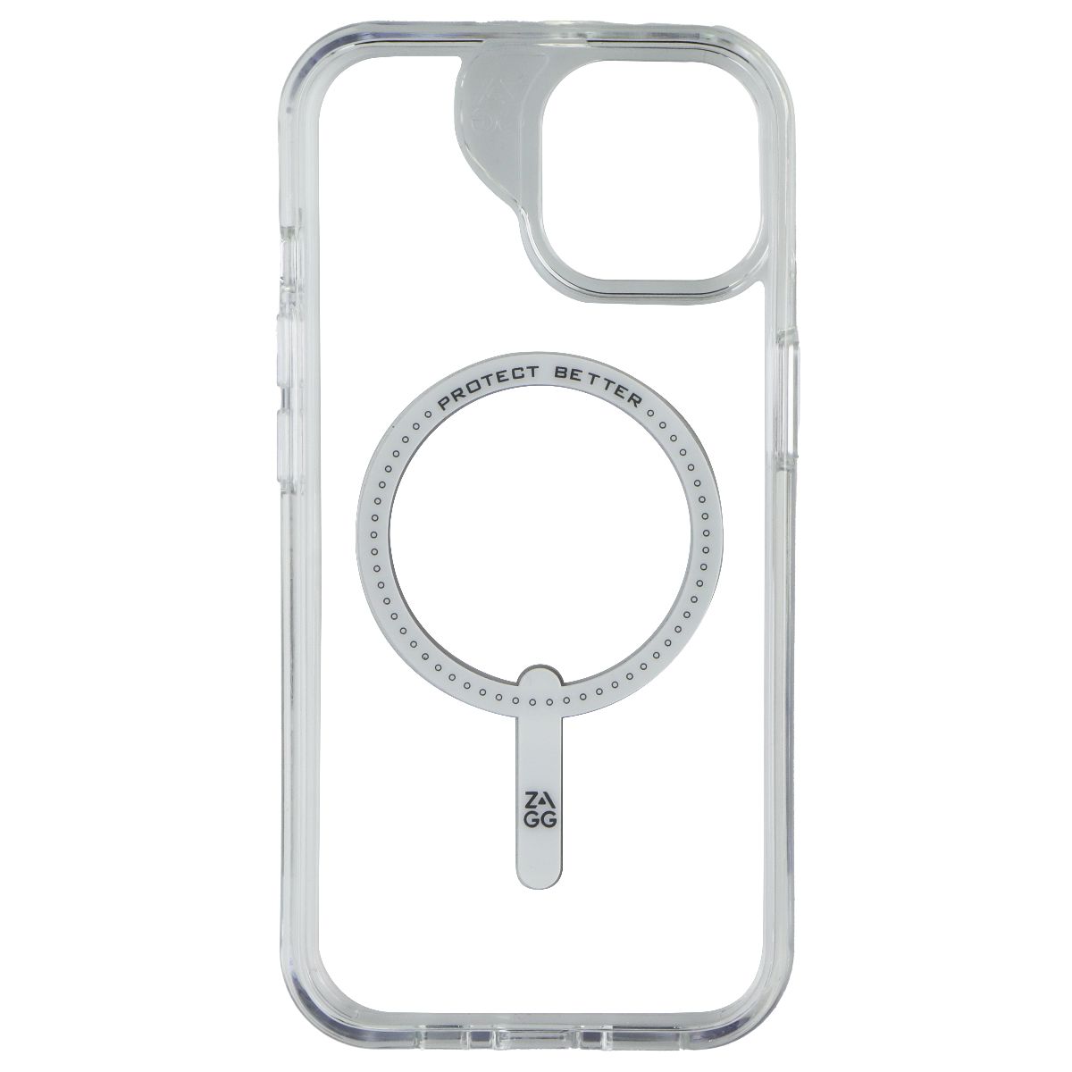 Zagg Crystal Palace Snap Case with MagSafe for Apple iPhone 15 - Clear/White Cell Phone - Cases, Covers & Skins Zagg    - Simple Cell Bulk Wholesale Pricing - USA Seller