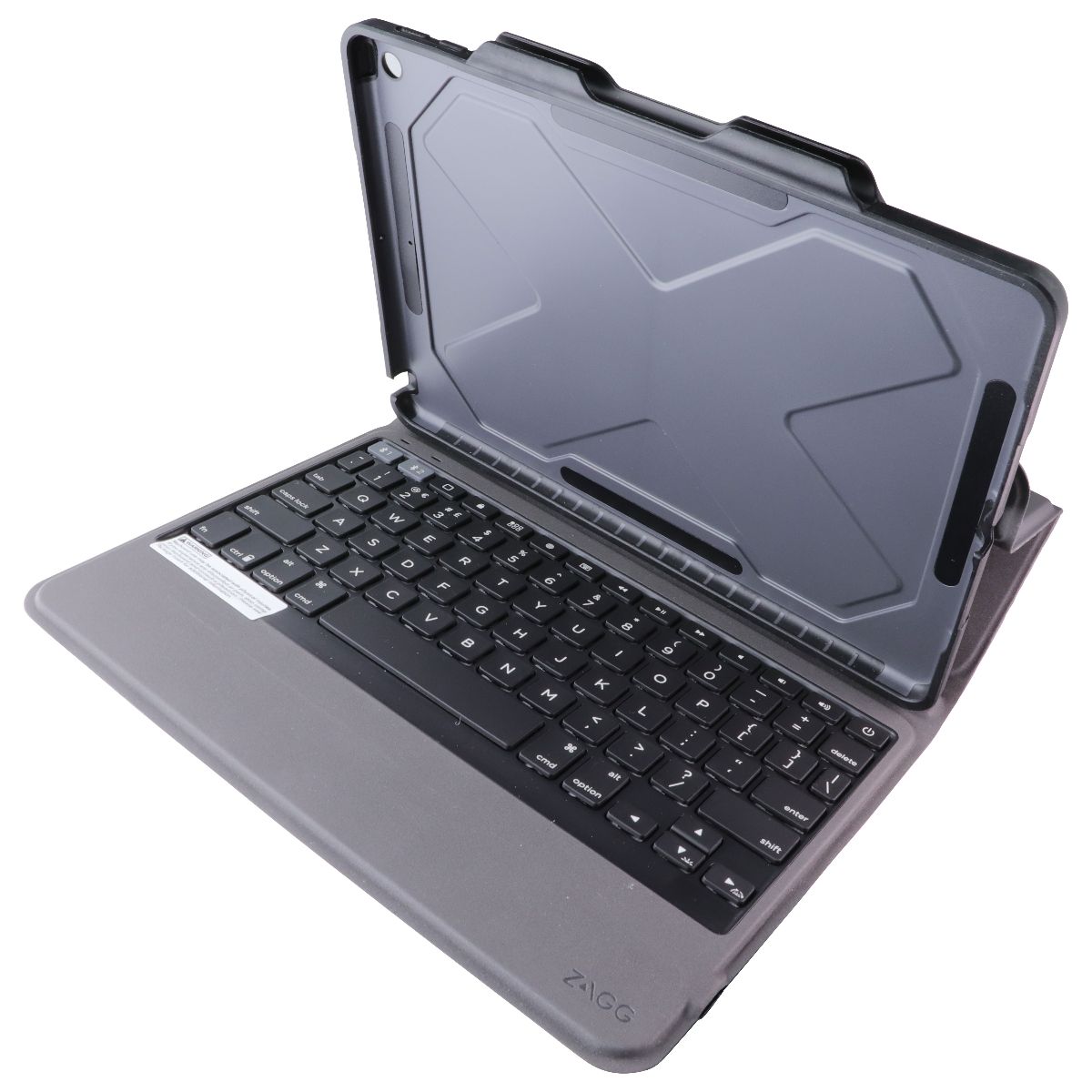 ZAGG Rugged Messenger Case & Keyboard for Apple iPad 9.7 (5th & 6th Gen) - Gray iPad/Tablet Accessories - Cases, Covers, Keyboard Folios Zagg - Simple Cell Bulk Wholesale Pricing - USA Seller