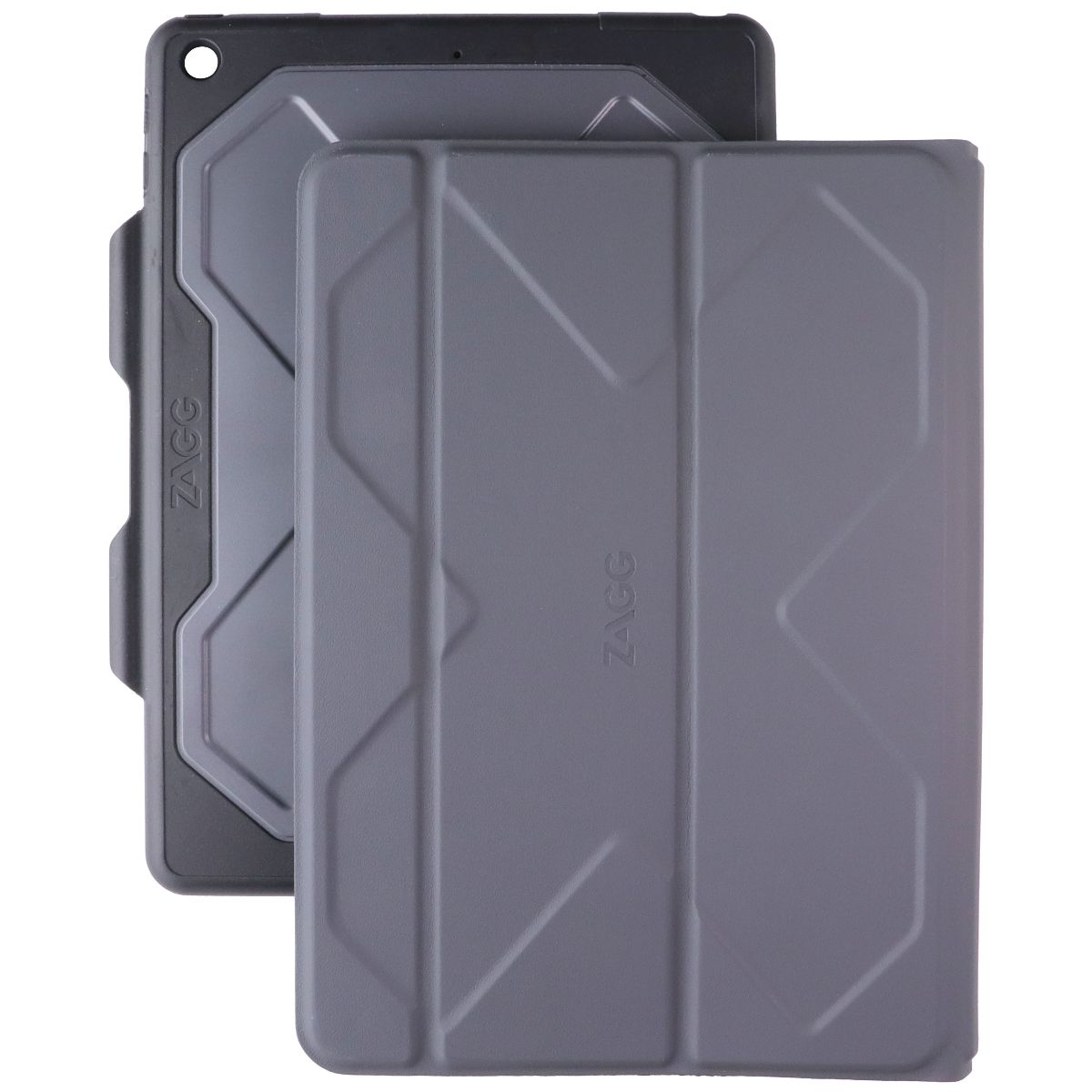 ZAGG Rugged Messenger Case & Keyboard for Apple iPad 9.7 (5th & 6th Gen) - Gray iPad/Tablet Accessories - Cases, Covers, Keyboard Folios Zagg - Simple Cell Bulk Wholesale Pricing - USA Seller
