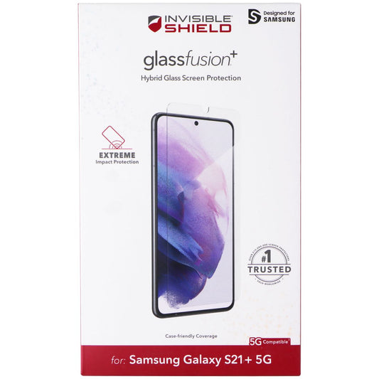 ZAGG InvisibleShield (GlassFusion+) Hybrid Glass Screen for Galaxy (S21+) 5G Cell Phone - Screen Protectors Zagg - Simple Cell Bulk Wholesale Pricing - USA Seller