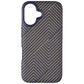 ZAGG London Snap Case for Apple iPhone 16 - Navy Blue / Gold