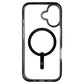 ZAGG Santa Cruz Snap Case for MagSafe for Apple iPhone 16 - Clear / Black Cell Phone - Cases, Covers & Skins Zagg - Simple Cell Bulk Wholesale Pricing - USA Seller