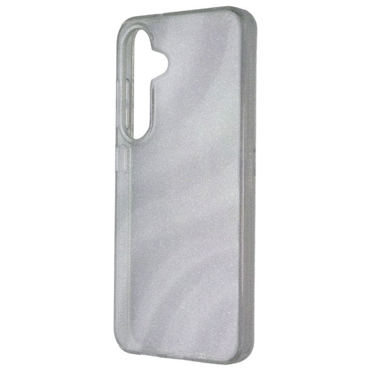ZAGG Milan Series Case for Samsung Galaxy S25 - Glitter Swirl Silver Cell Phone - Cases, Covers & Skins Zagg - Simple Cell Bulk Wholesale Pricing - USA Seller