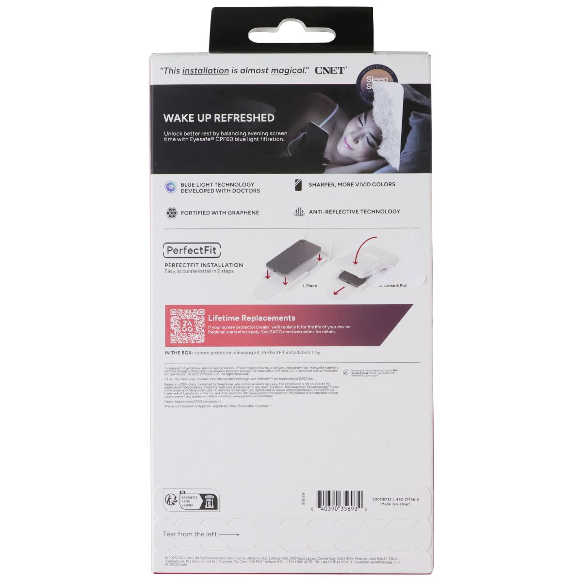 ZAGG - Invisible Shield XTR5 Screen Protector for Apple iPhone 17 Air
