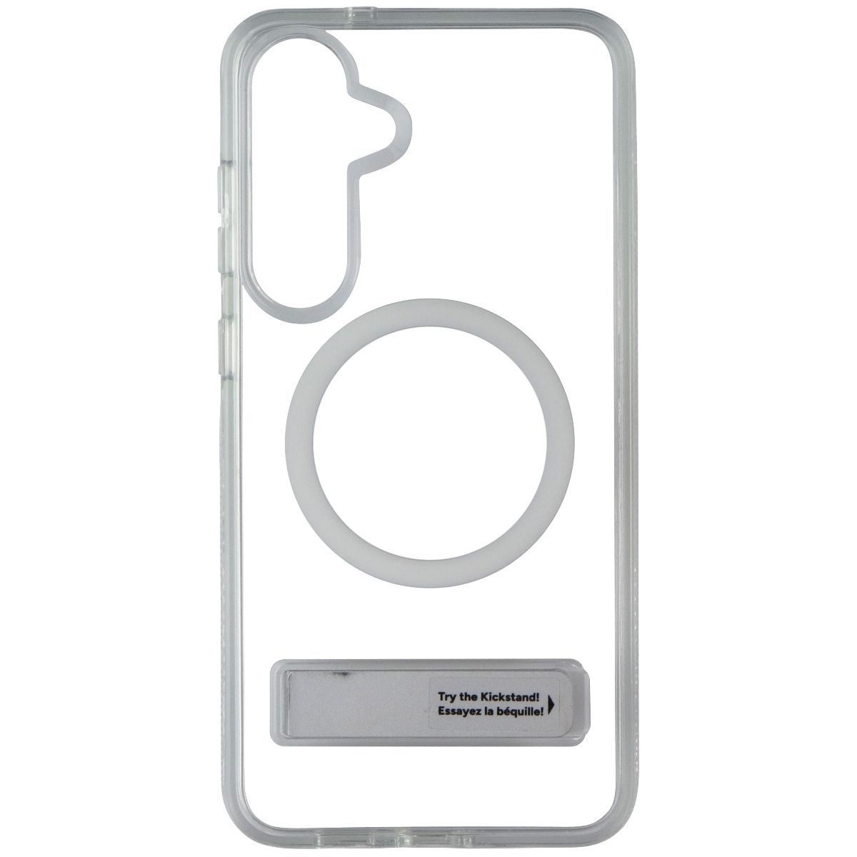 ZAGG Crystal Palace Snap Case with Kickstand Samsung Galaxy S25 FE - Clear Cell Phone - Cases, Covers & Skins Zagg - Simple Cell Bulk Wholesale Pricing - USA Seller