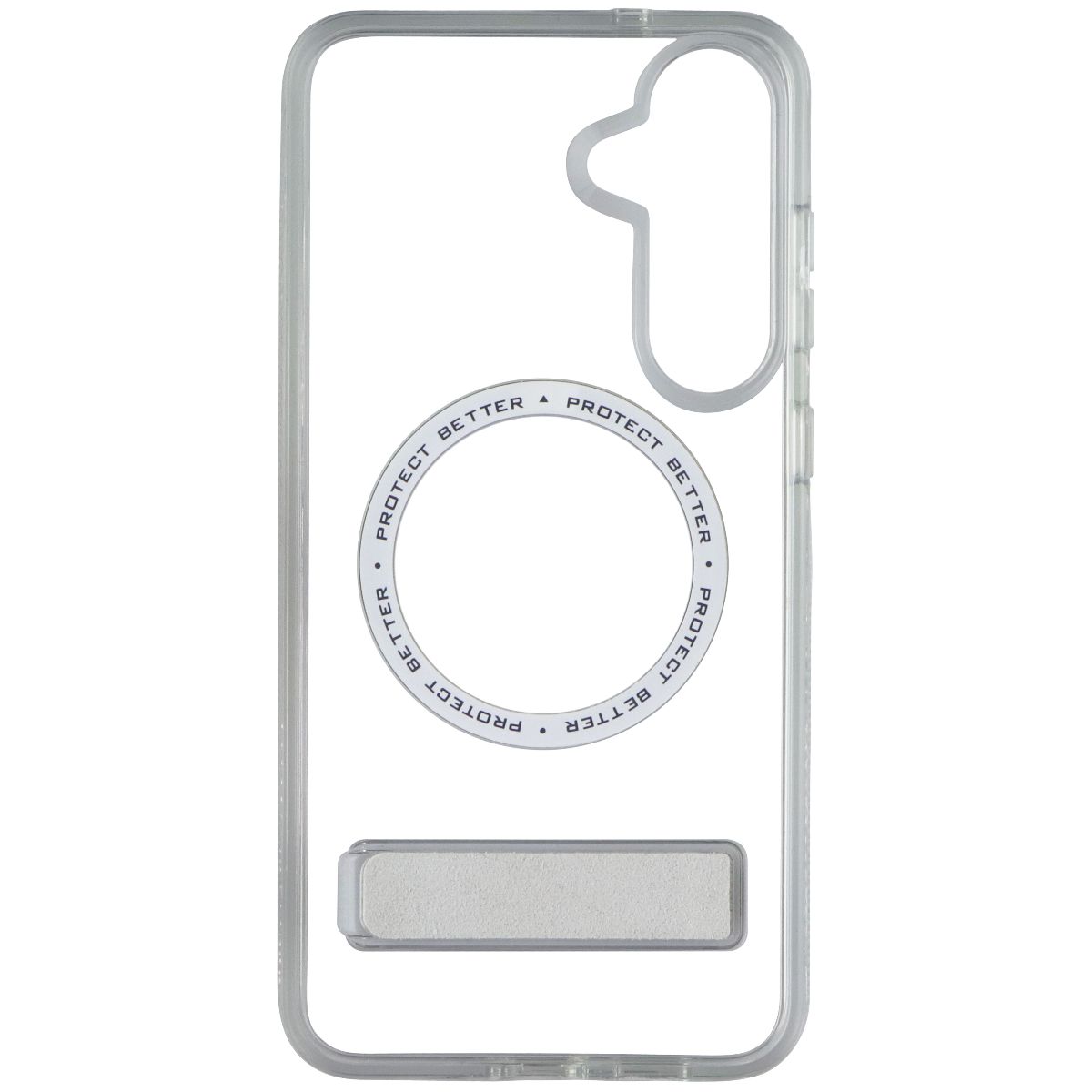 ZAGG Crystal Palace Snap Case with Kickstand Samsung Galaxy S25 FE - Clear Cell Phone - Cases, Covers & Skins Zagg - Simple Cell Bulk Wholesale Pricing - USA Seller