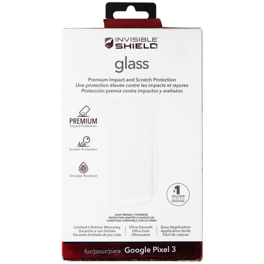 ZAGG Invisible Shield Glass Screen Protector for Google Pixel 3 Cell Phone - Screen Protectors Zagg    - Simple Cell Bulk Wholesale Pricing - USA Seller