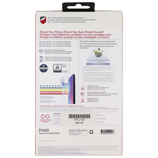 ZAGG Invisible Shield (Ultra Visionguard+) Screen Protector for LG Velvet 5G