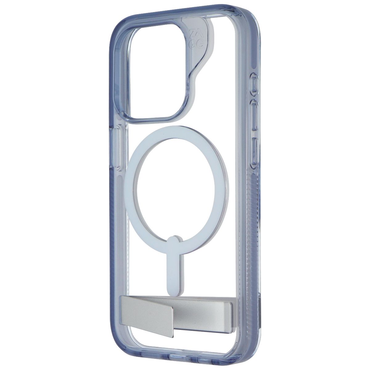 ZAGG Santa Cruz Snap with Kickstand Ultra Slim Case for iPhone 15 Pro Blue/Clear Cell Phone - Cases, Covers & Skins Zagg    - Simple Cell Bulk Wholesale Pricing - USA Seller