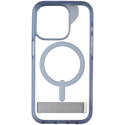 ZAGG Santa Cruz Snap with Kickstand Ultra Slim Case for iPhone 15 Pro Blue/Clear