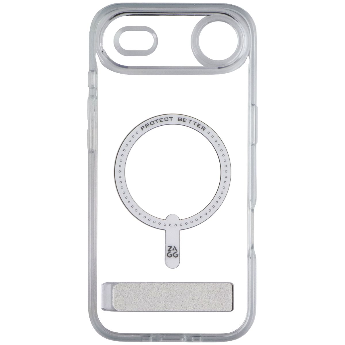 ZAGG Crystal Palace Snap Kickstand Case for MagSafe for iPhone 17 Air - Clear Cell Phone - Cases, Covers & Skins Zagg - Simple Cell Bulk Wholesale Pricing - USA Seller