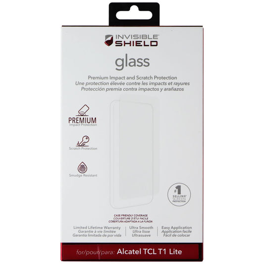 ZAGG Invisible Shield Glass Screen Protector for Alcatel TCL T1 Lite Cell Phone - Screen Protectors Zagg    - Simple Cell Bulk Wholesale Pricing - USA Seller