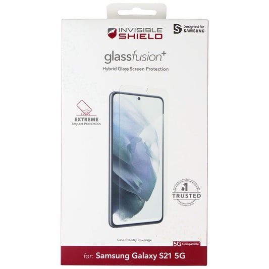ZAGG InvisibleShield (GlassFusion+) for Samsung Galaxy S21 (5G) - Clear Cell Phone - Screen Protectors Zagg - Simple Cell Bulk Wholesale Pricing - USA Seller